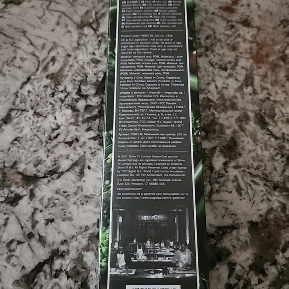 MasterChef The TV Series Small Santoku Stainless Steel Knife NIB - Picture 3 of 3